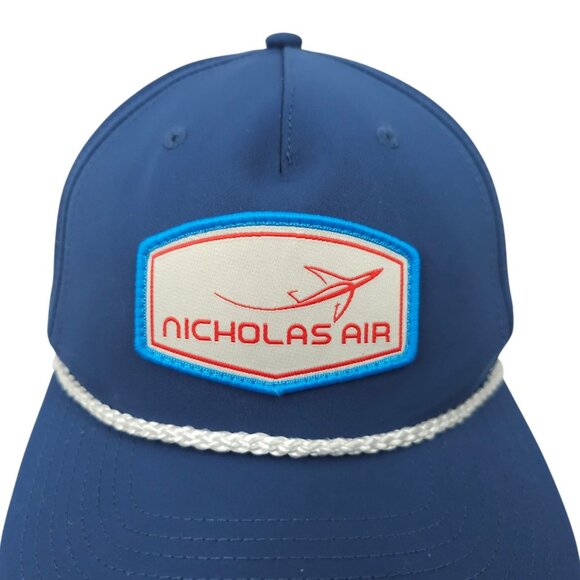 Nicholas Air Logo Patch Rope Braid Snapback Cap Trucker Baseball Flying Hat - Picture 14 of 14